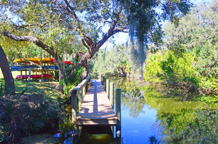 Kayak and Canoe launch at Pinebrook South