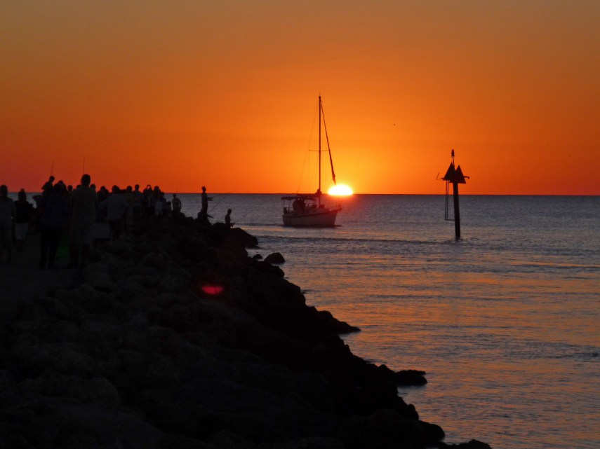 evening at the jetty in Venice