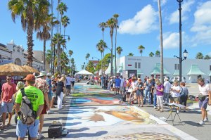 Venice Downtown chalk festival