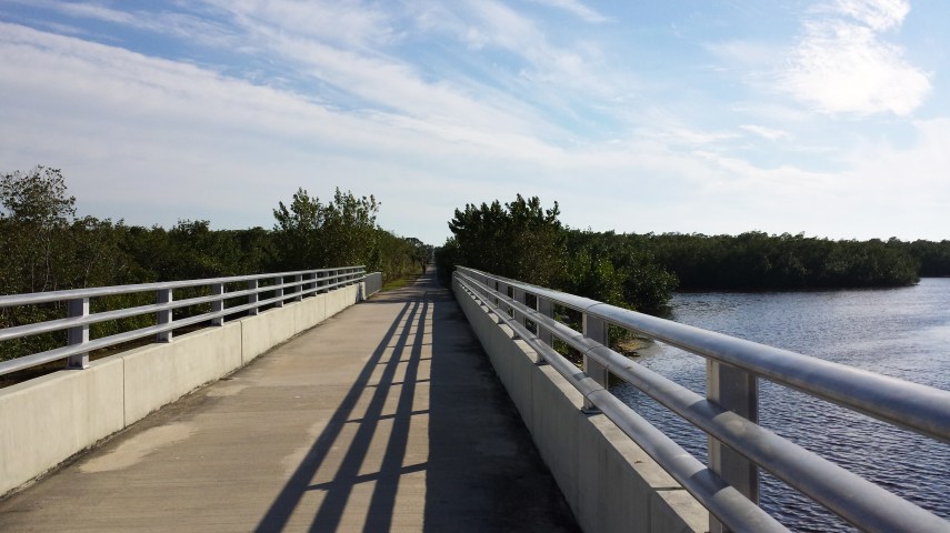 Pioneer Bike Trail over Coral Creek Bridge