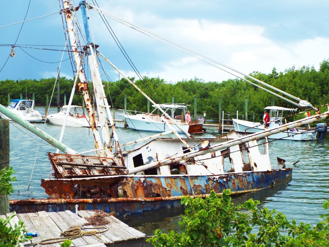 cape-haze-sunken-boat